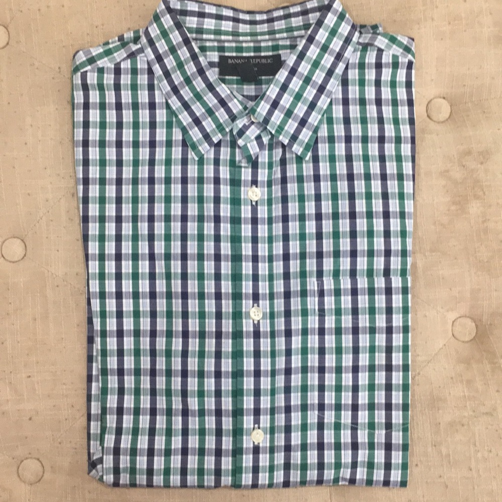 Banana Republic Slim Fit Button Up Shirt XL